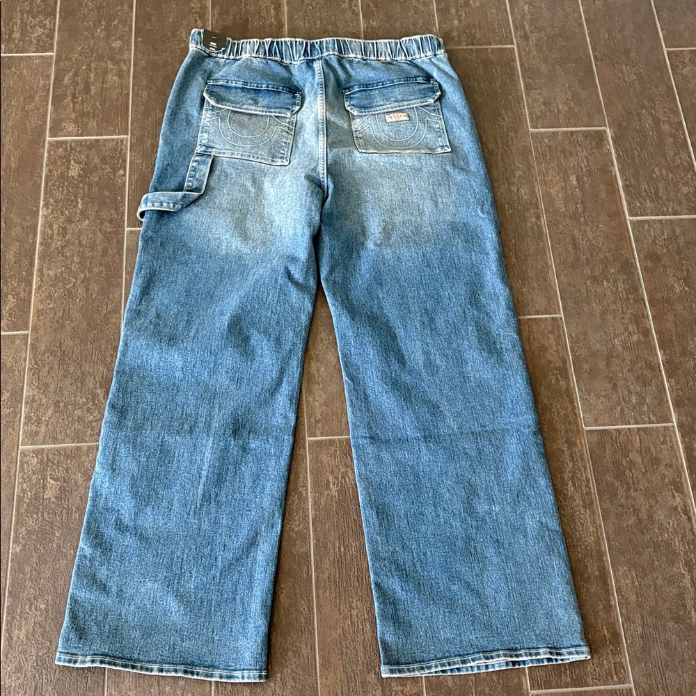 True Religion Vinny Ultra Baggy Carpenter Jeans Size 36 NWT Y2K Skater - Picture 11 of 11